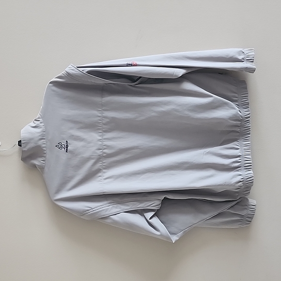 ProQuip WindShield Men's Jacket L Beige Weatherwear Removable Sleeves Full Zip - Picture 2 of 14